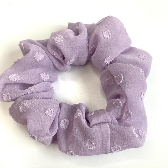 - Handmade purple Scrunchie - Picture 2 of 3